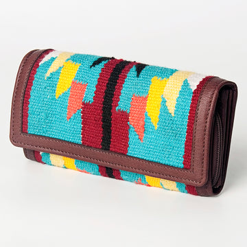 American Darling Wallet Saddle Blanket Genuine Leather Women Bag Western Handbag Purse